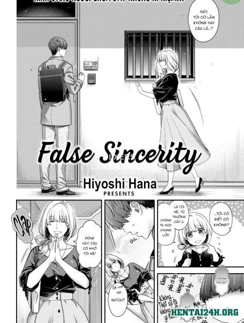 False Sincerity